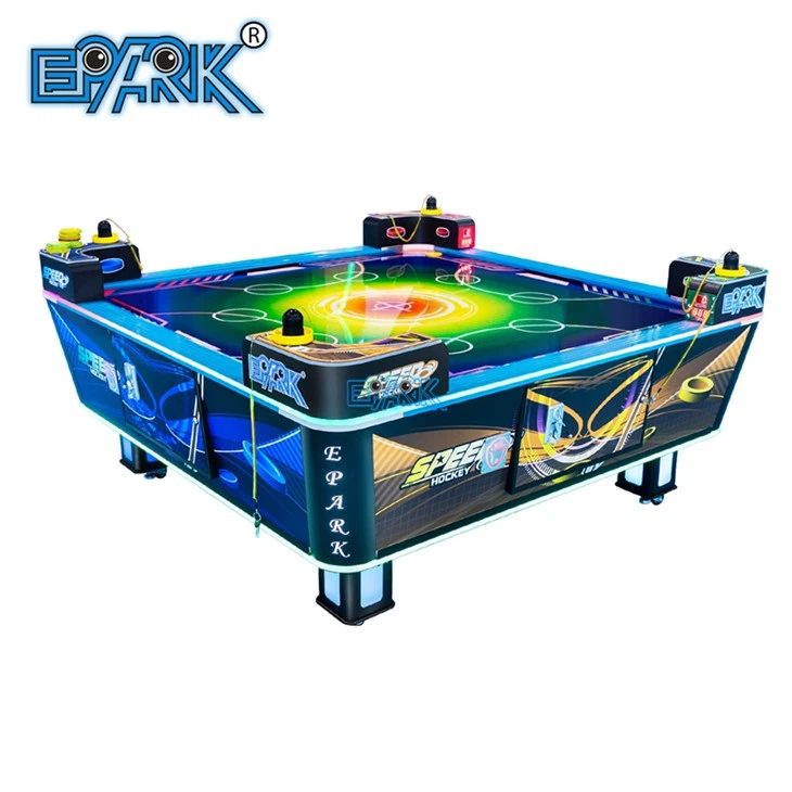 4 Player Air Hockey Table | Coin Operated Sports Game Machine
