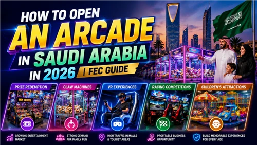Hur man öppnar en arkad i Saudiarabien 2026|FEC guide